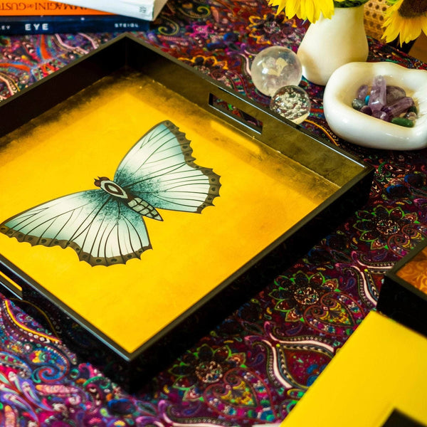 Matthew Williamson Cotton Tablecloth Peacock Feather - Style 01