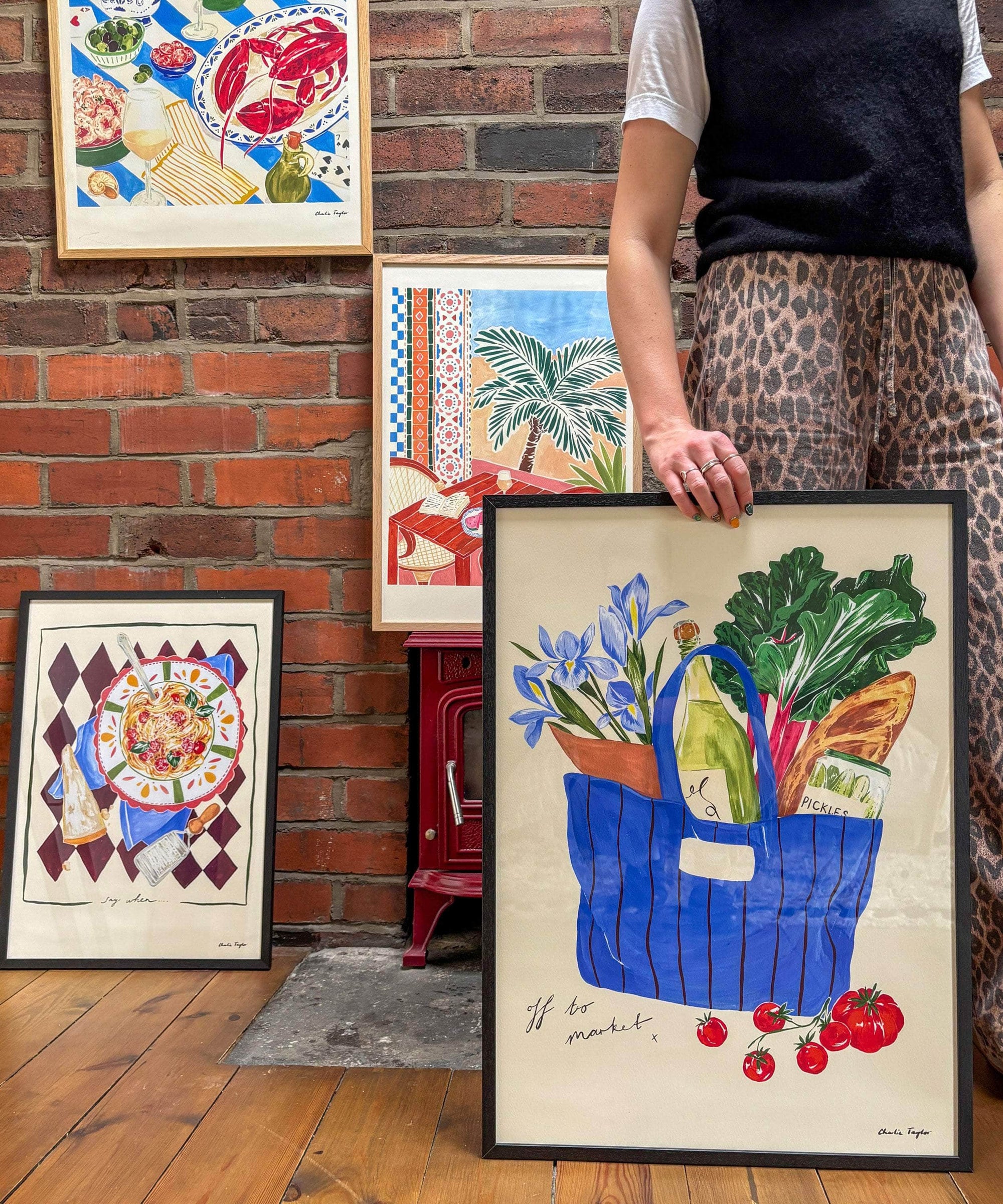 Off to Market' Print