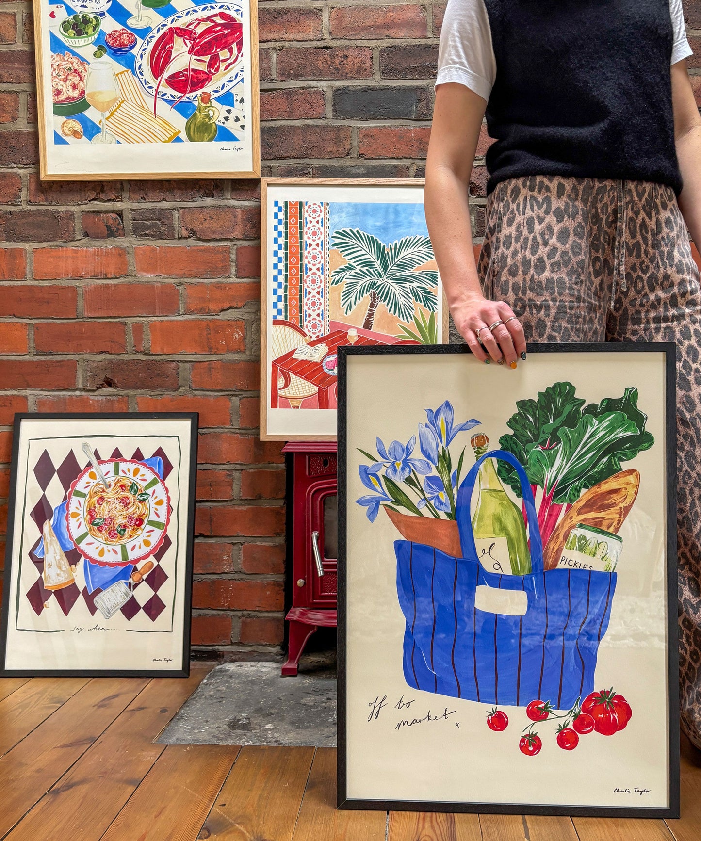 'Off to Market' Print