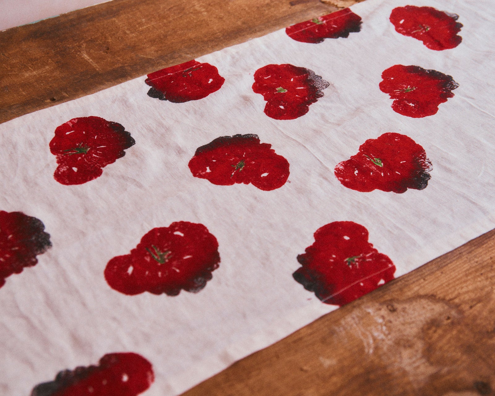 Heirloom Tomato Table Runner