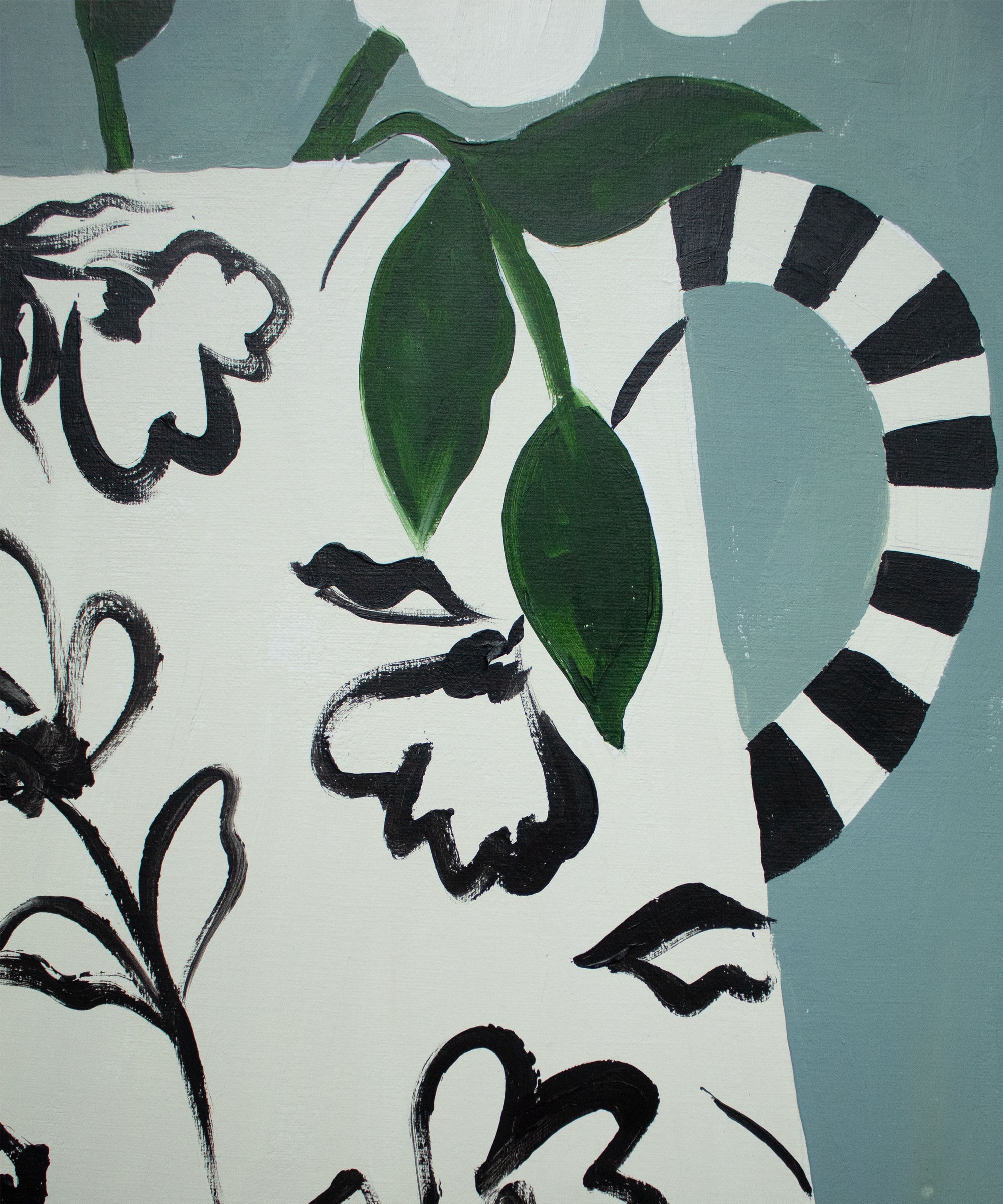 Expressive vase - Original painting