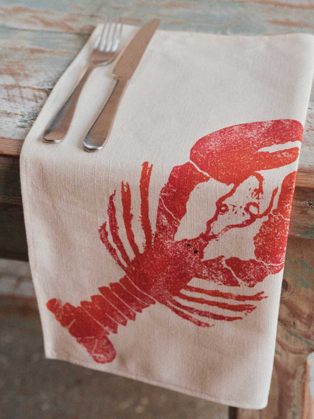 Lobster Napkins. Set of 4