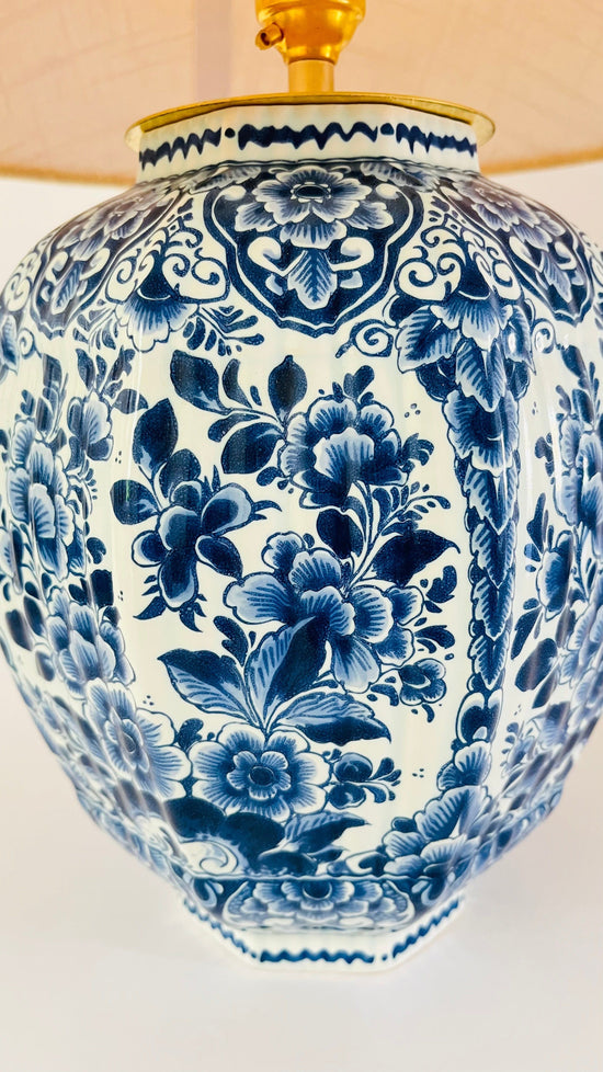 Antique Delft Lamp