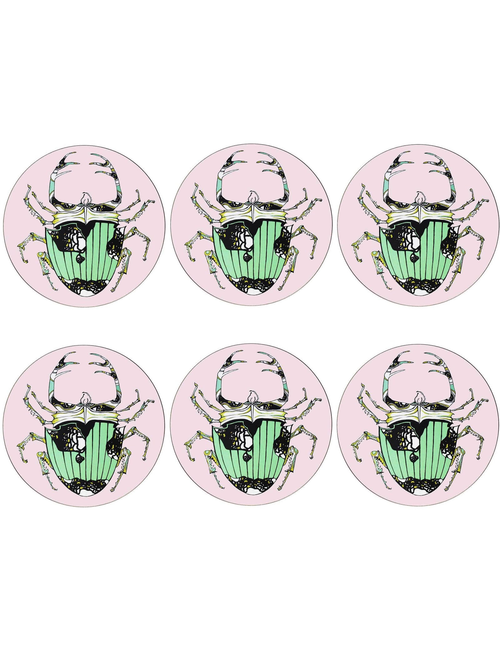 The Tiger Lily set of 6 Placemats