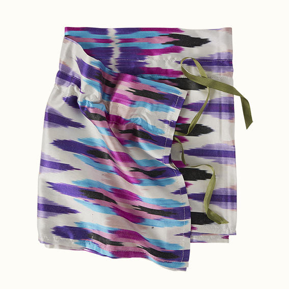 Lampshade Flirty Skirt Ikat Purple Chevron