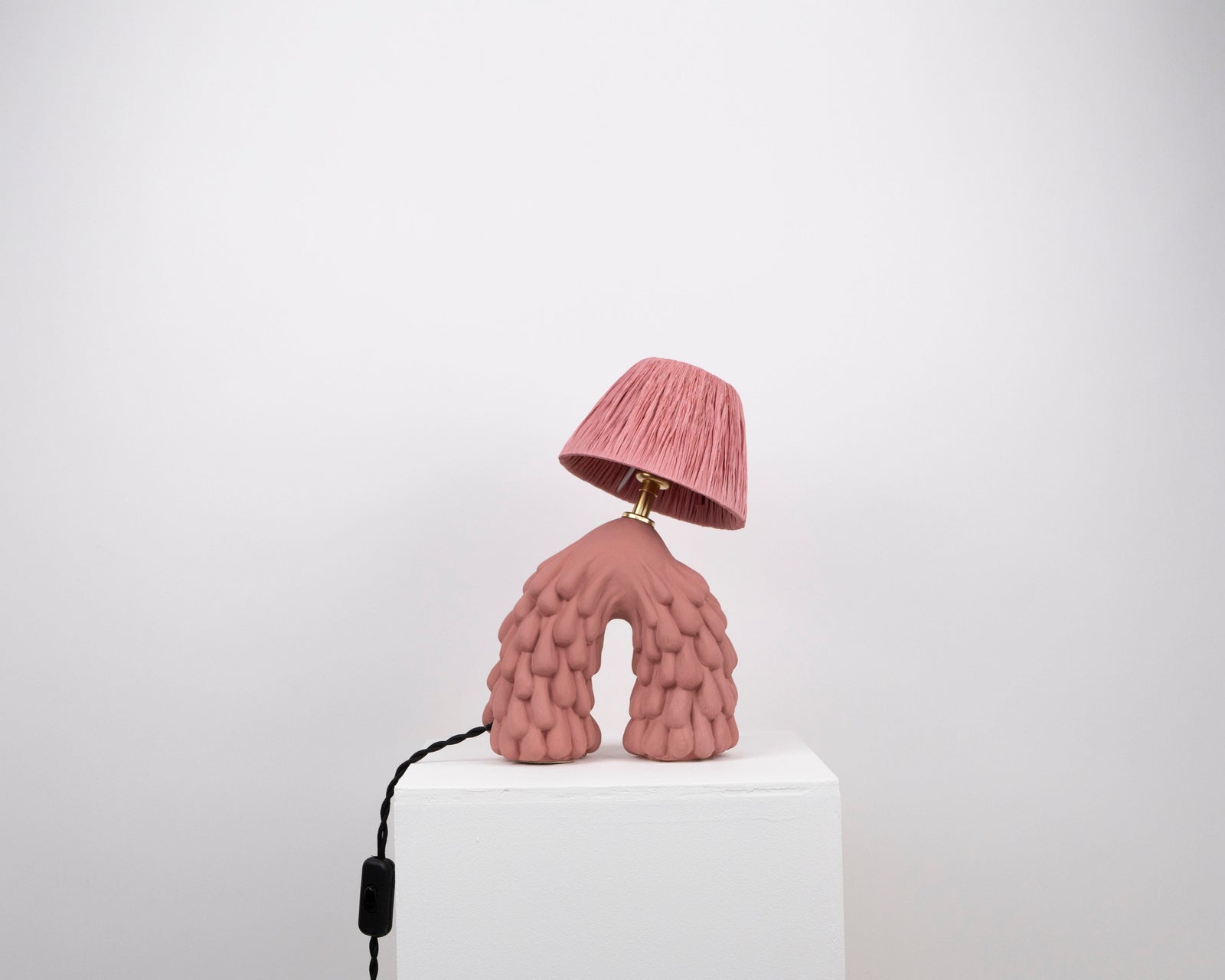'Follow' Table Lamp - Peony Pink