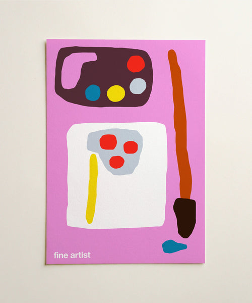 Fine Artist Print - Pink