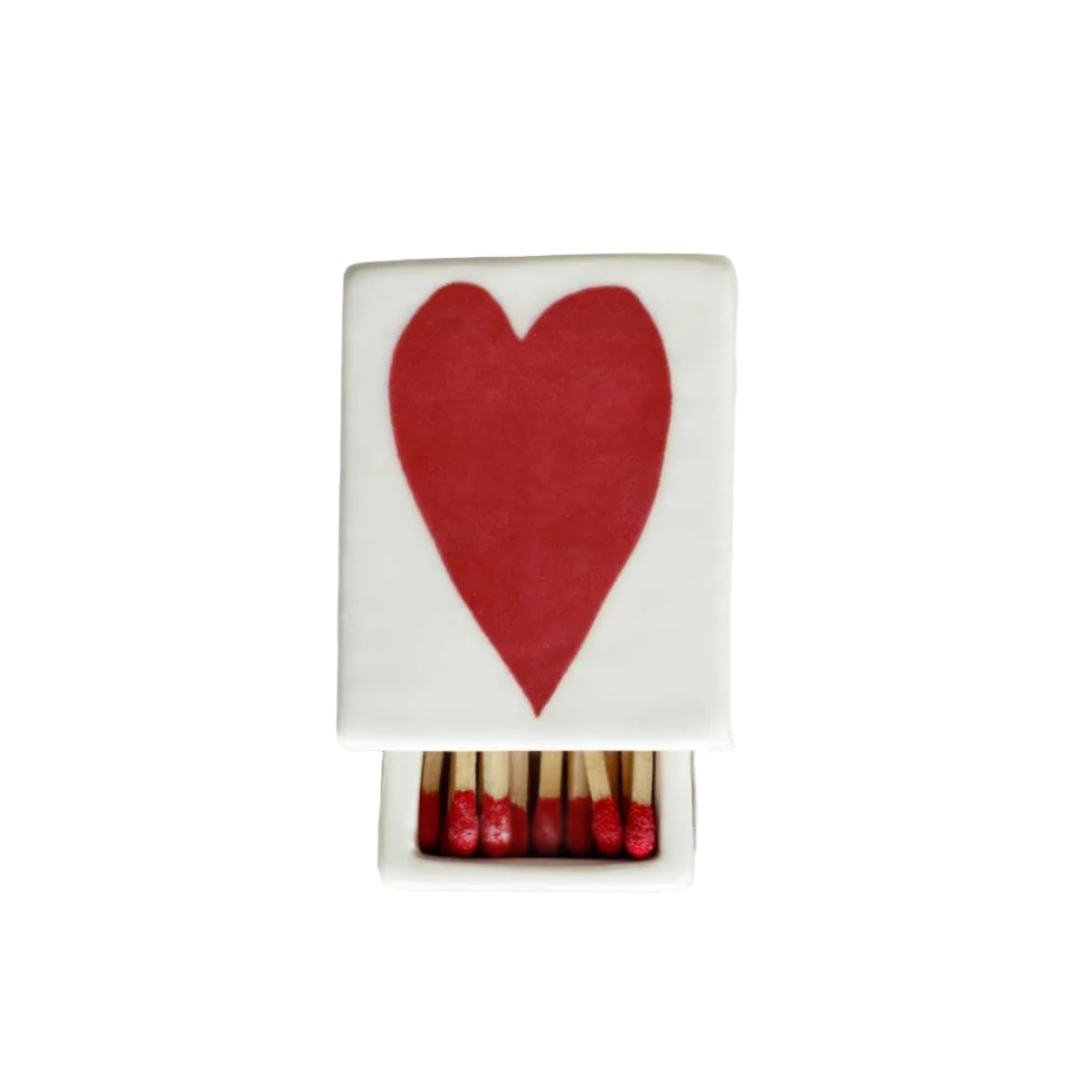 'Mini Big Heart’ Ceramic Matchbox