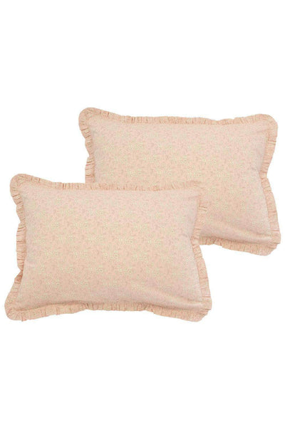 Frill Edge Pillowcase Made With Liberty Fabric Capel Pink
