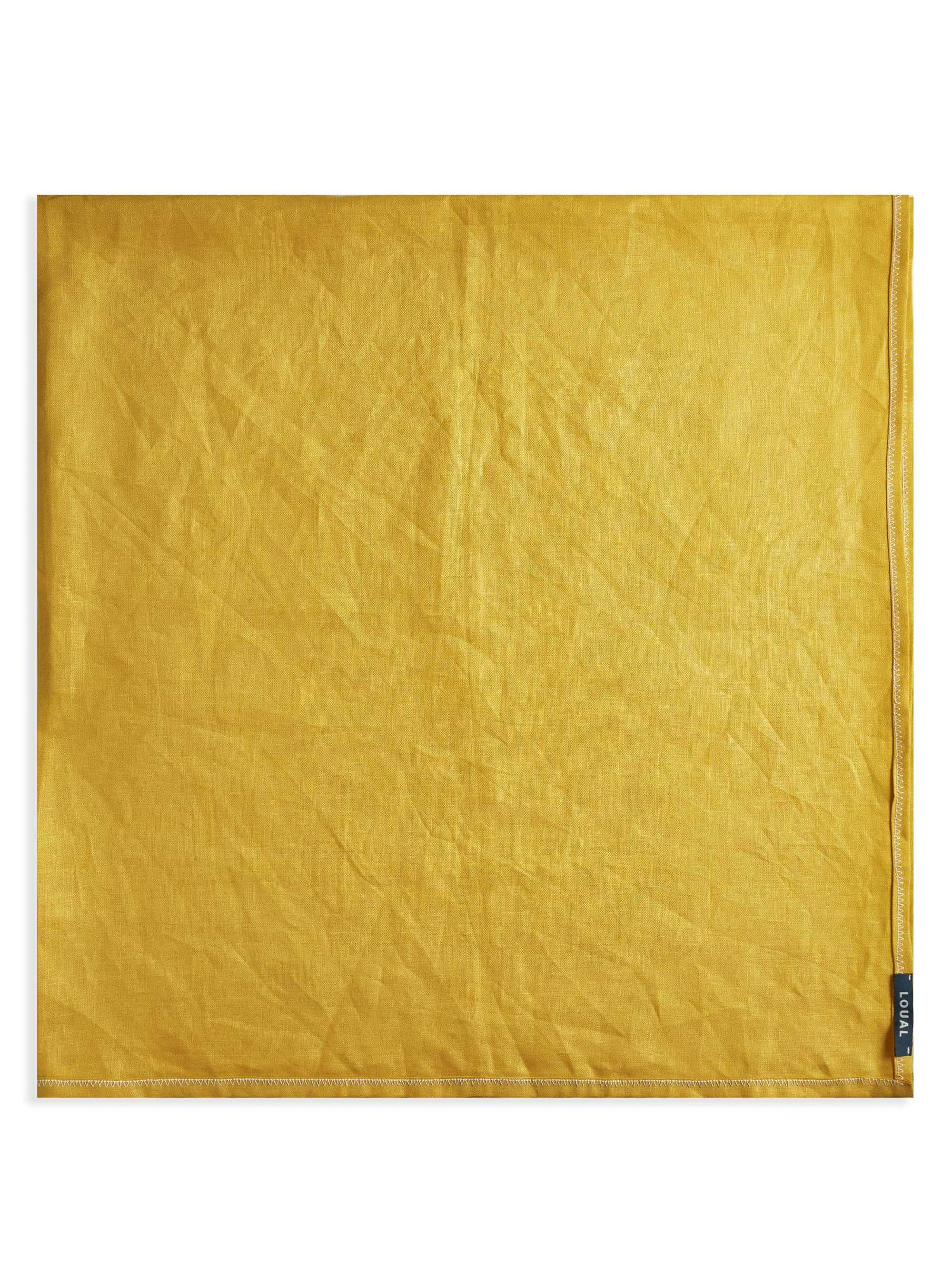 Irish Linen Large Towel - Sunshine Yellow