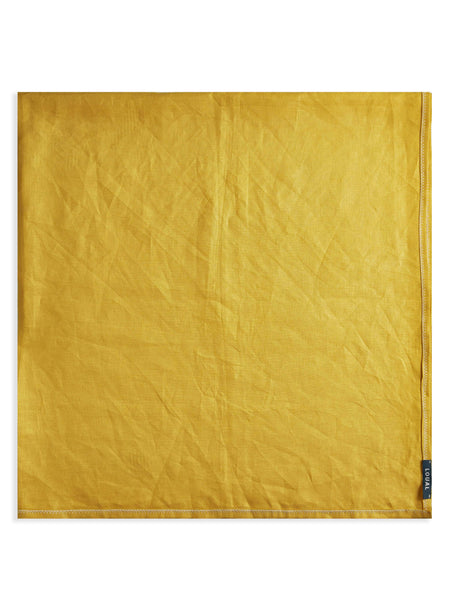 Irish Linen Large Towel - Sunshine Yellow