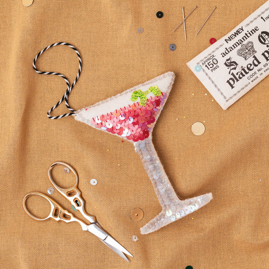 The Cosmo Cocktail Ornament