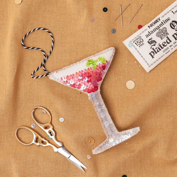 The Cosmo Cocktail Ornament