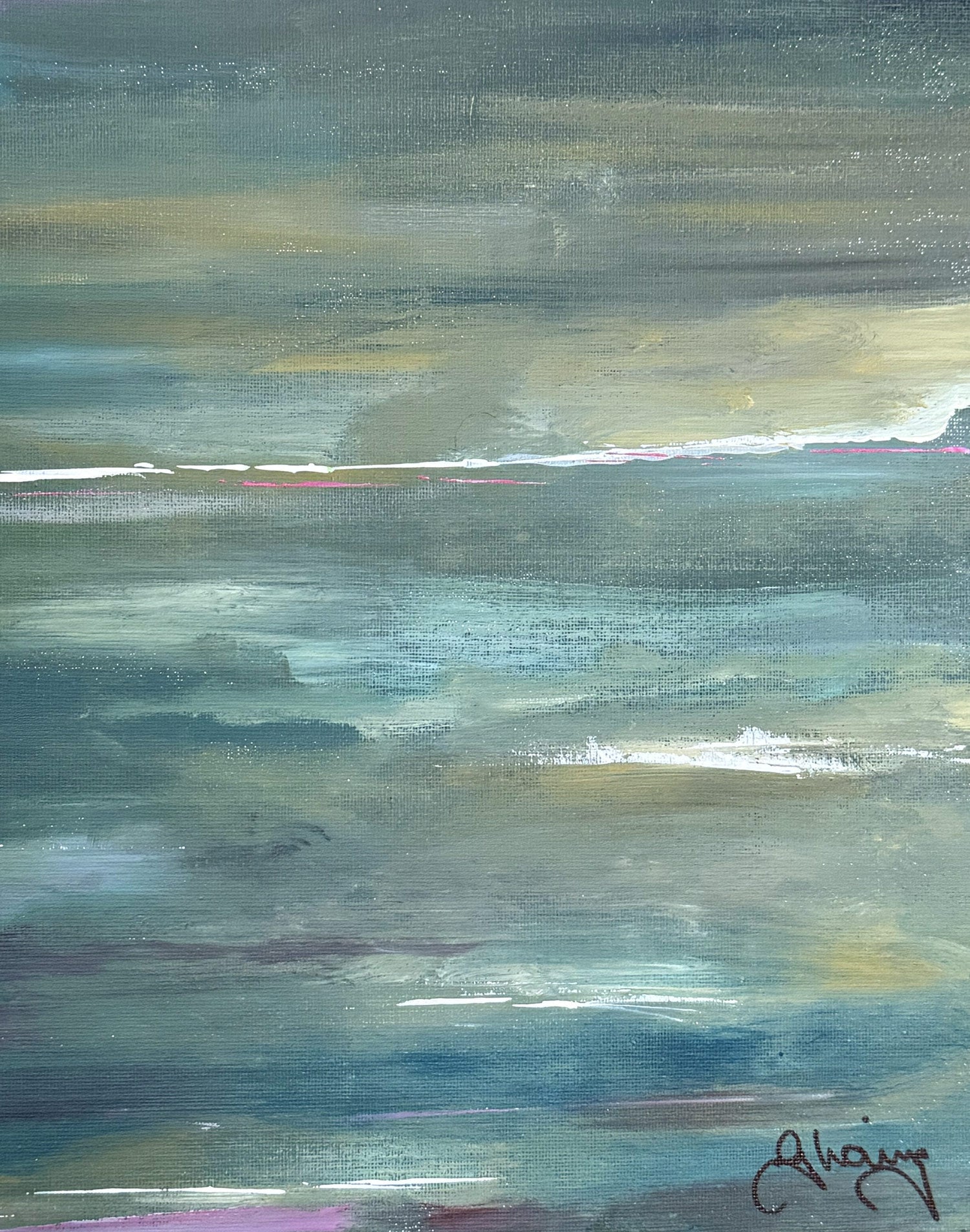 Cascade - Acrylic on Canvas-