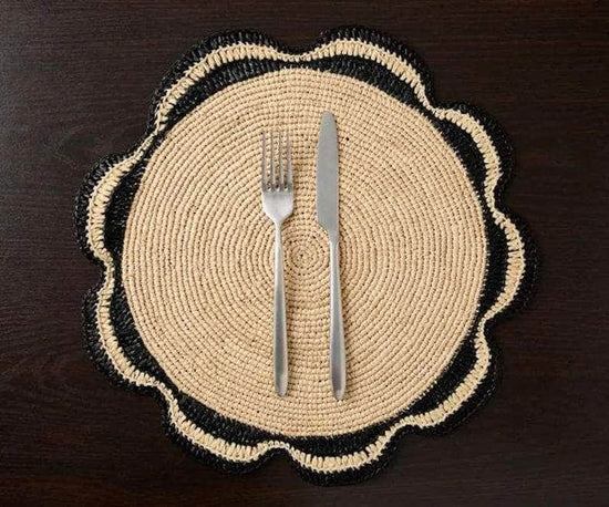 Raffia Woven Placemat Set