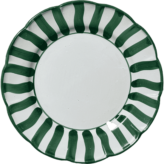 Sole Plate 20 cm Green Stripe