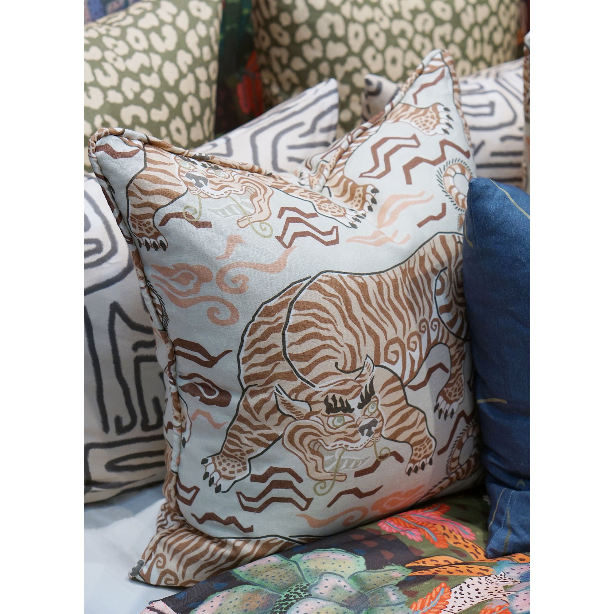 Tigers of Tibet Pillow