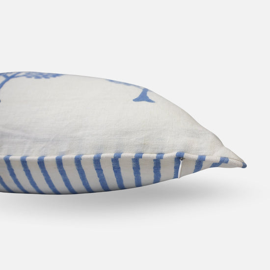 Neera Linen Hand-Printed Pillow Cover