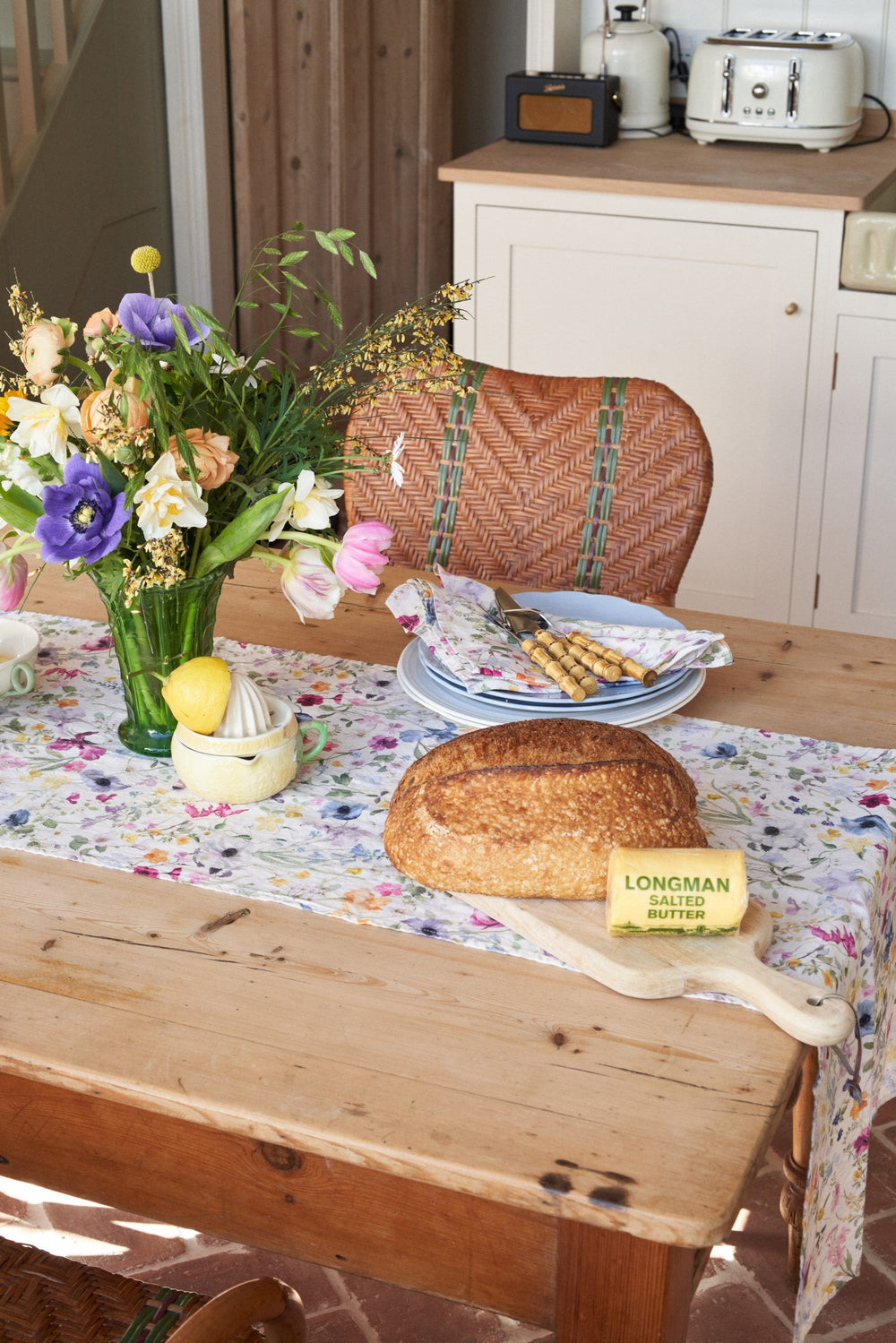 Spring Carpet Linen Runner