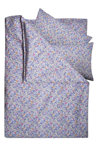 Bedding Made With Liberty Fabric Betsy Lavender Blue