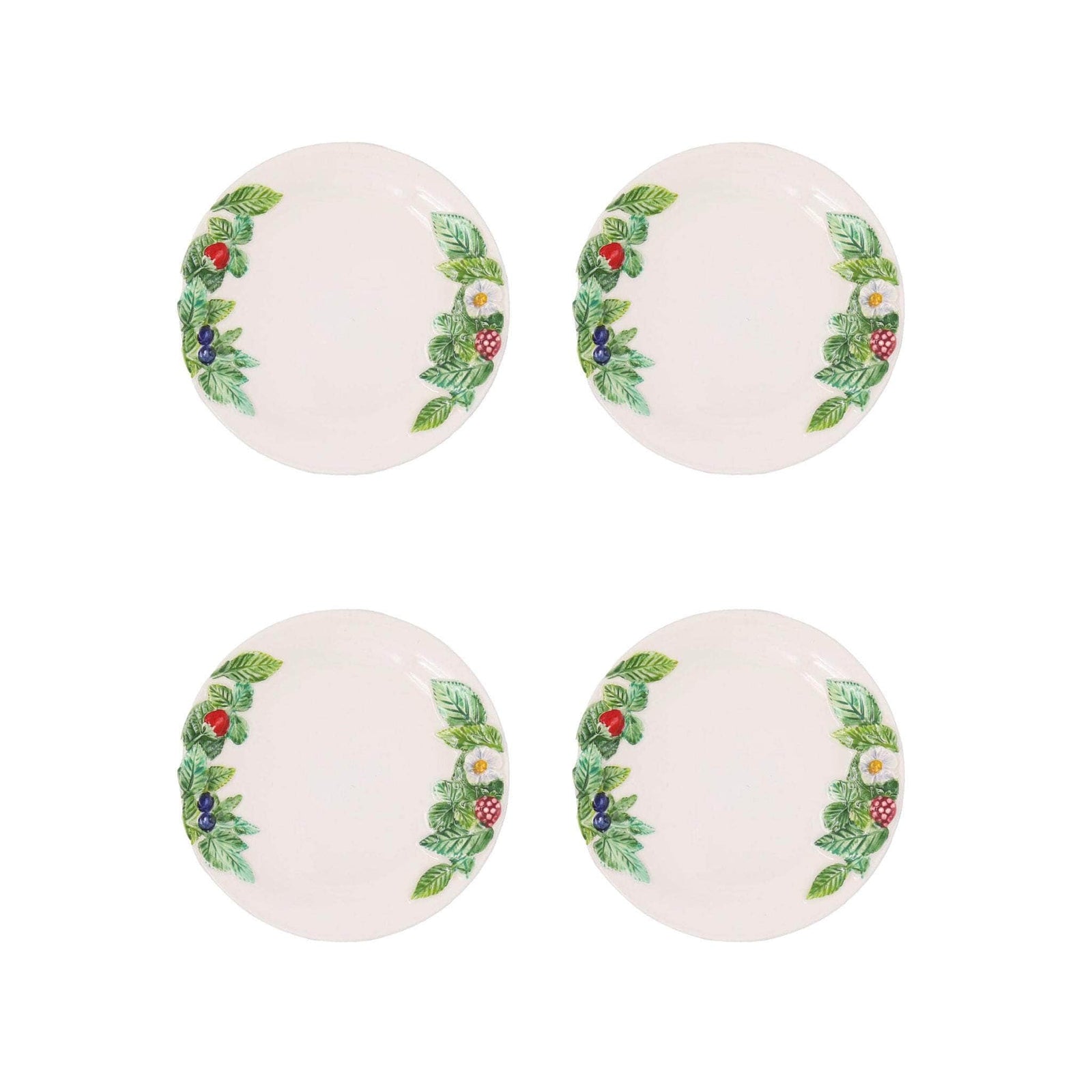 Frutti Di Bosco Cake Plate, Set Of 4