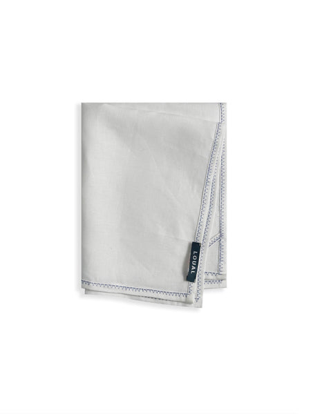 Irish Linen Hand & Tea Towel - White