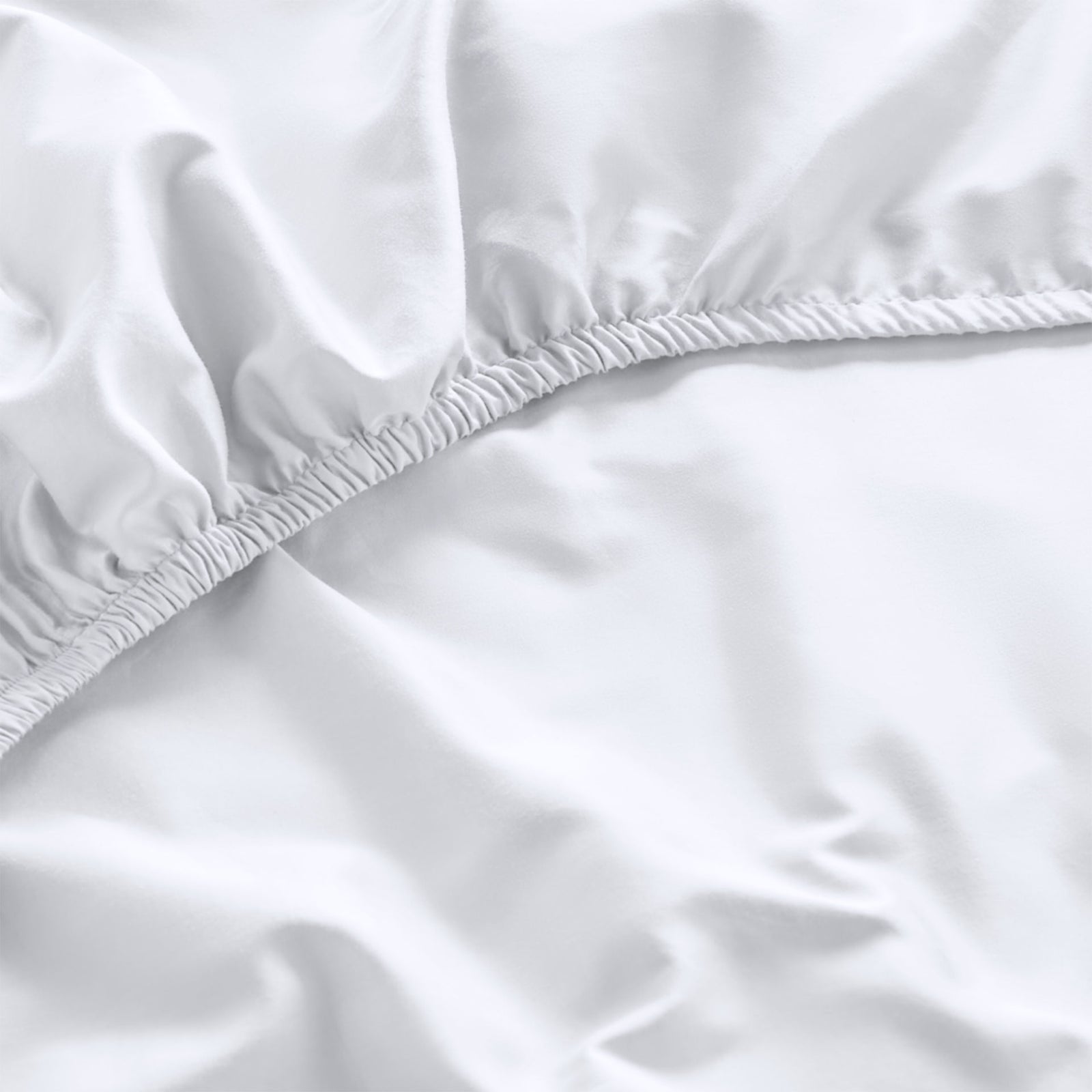 Luxury Organic Cotton White Perfect Fitted Sheet