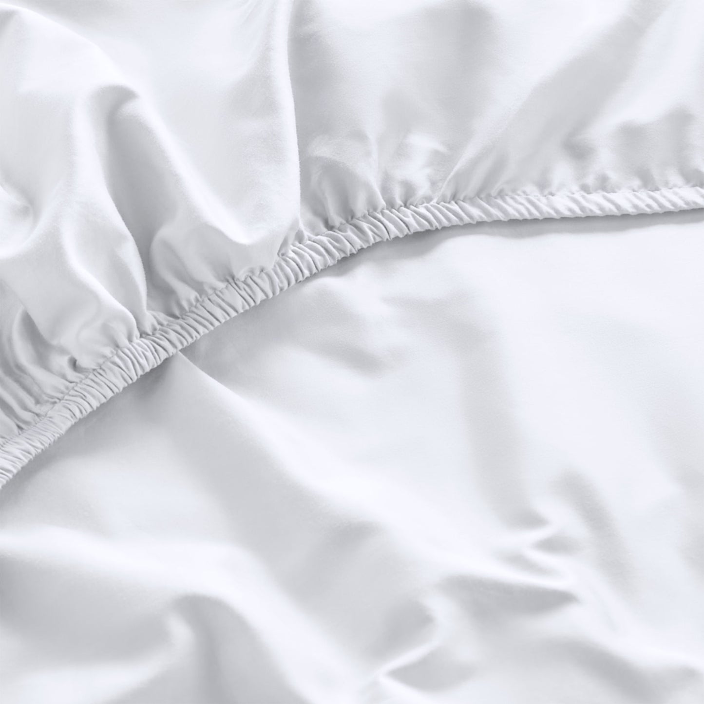 Luxury Organic Cotton White Perfect Fitted Sheet