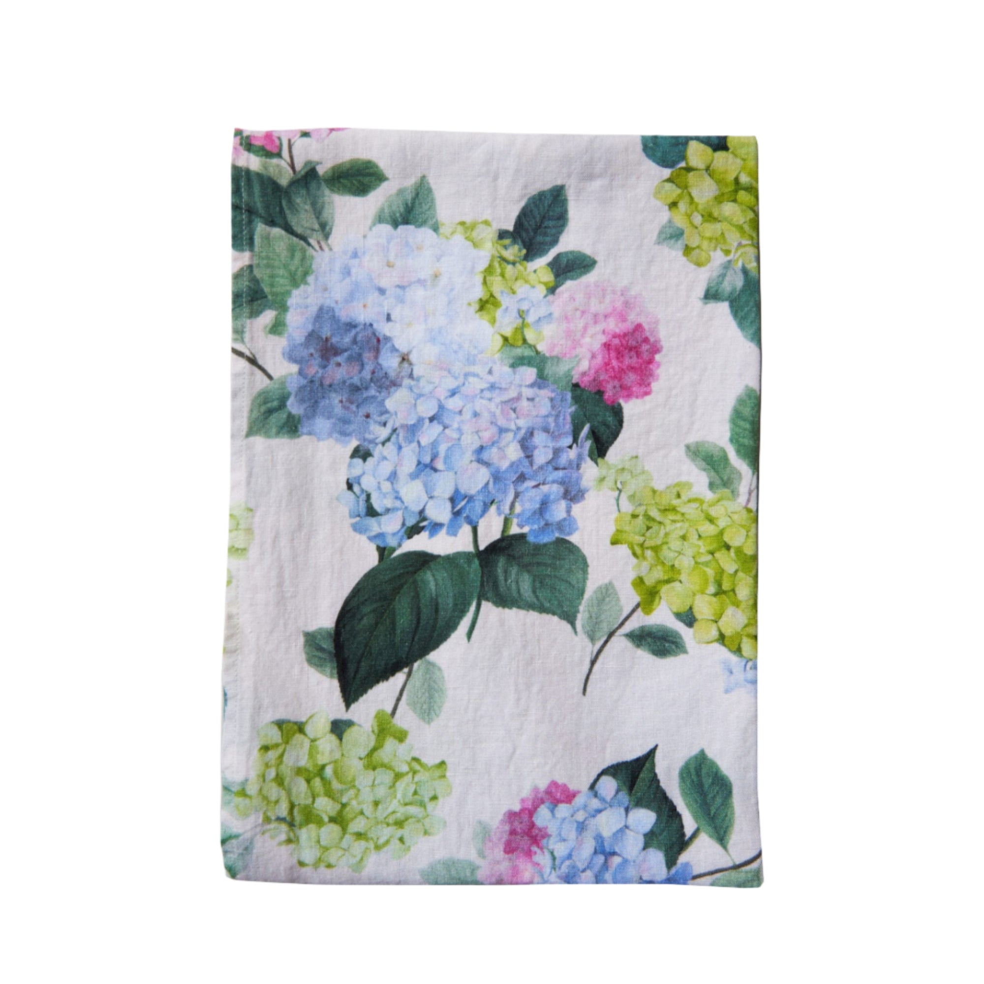 Hydrangea Linen Runner