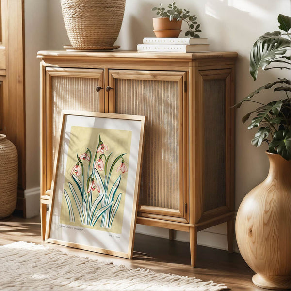 Snowdrop Art Print-