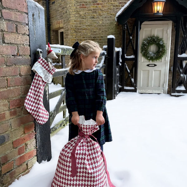 Harlequin Santa Sack - Mulled Wine