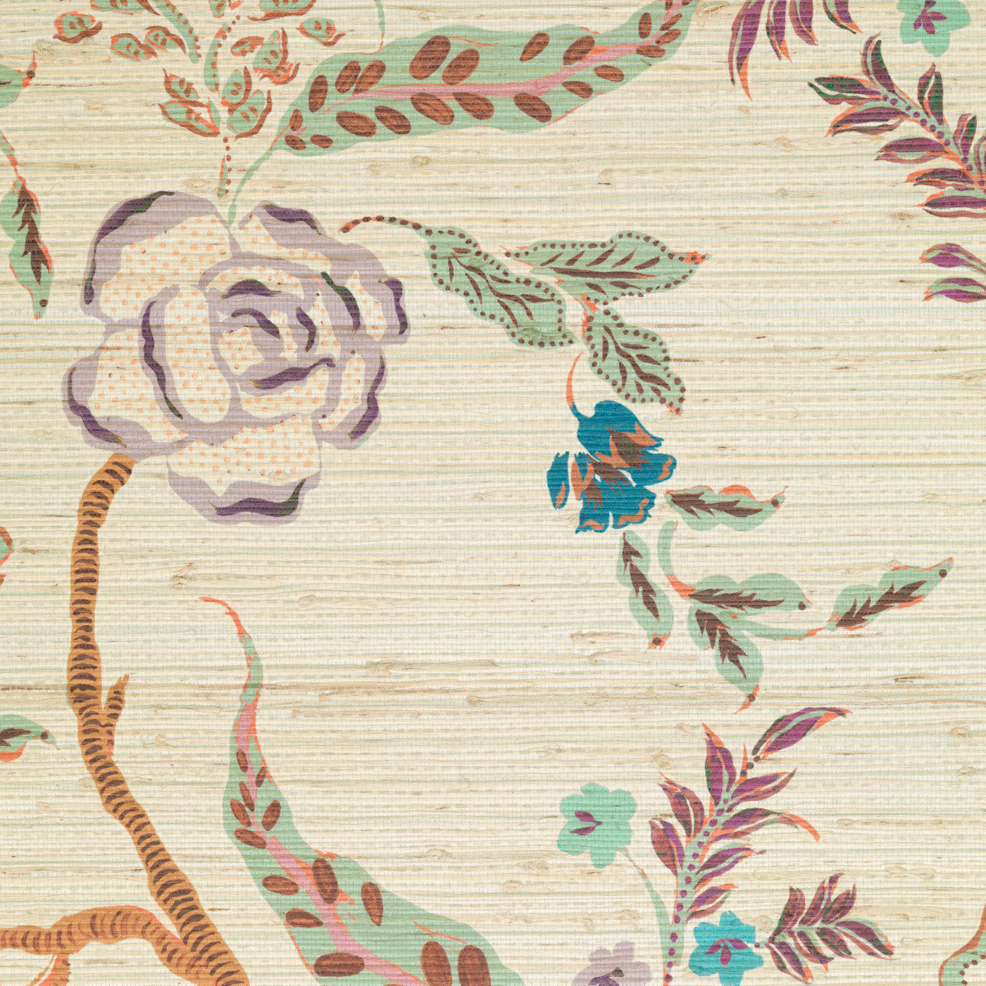 Eversley - Verdigris (Metallic Grasscloth Wallpaper)