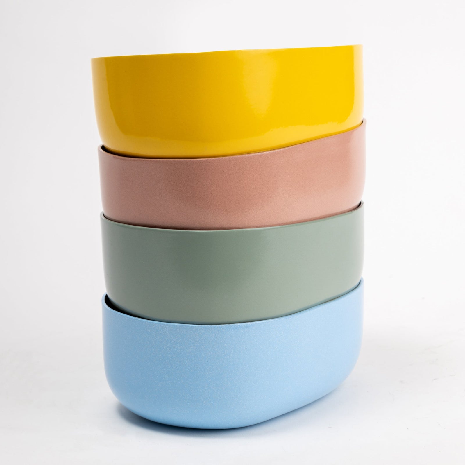 Steel Serveware Bowl Olive