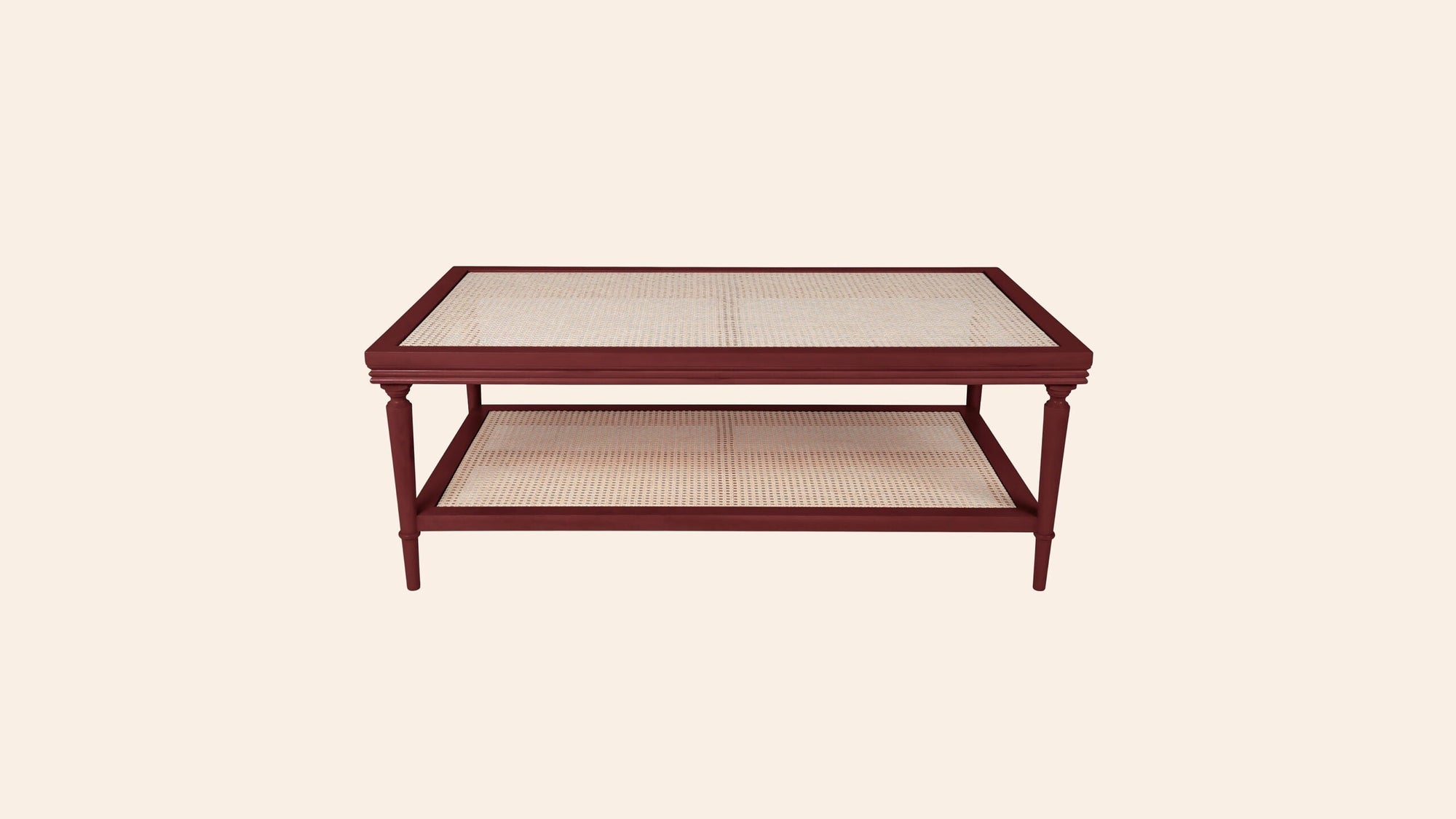 Gaia Coffee Table, Pomegranate