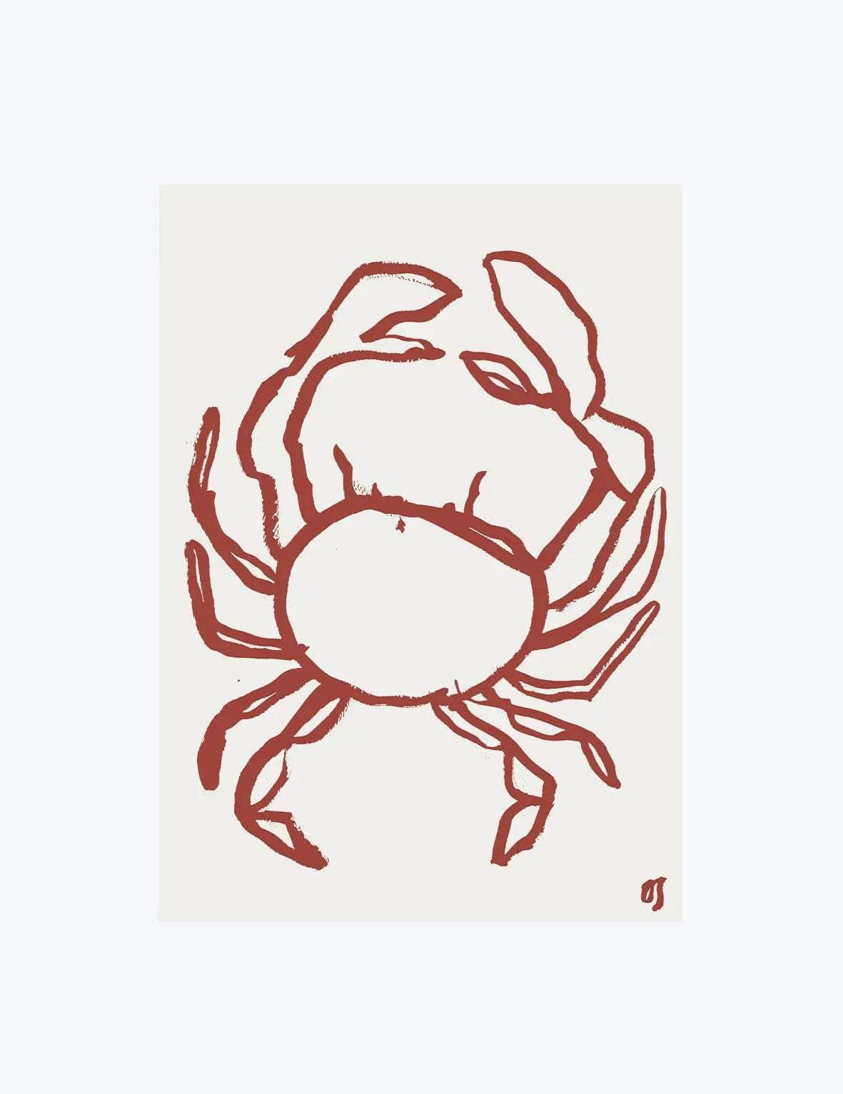 The Red Crab Print