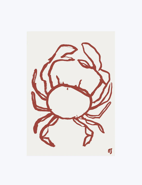 The Red Crab Print