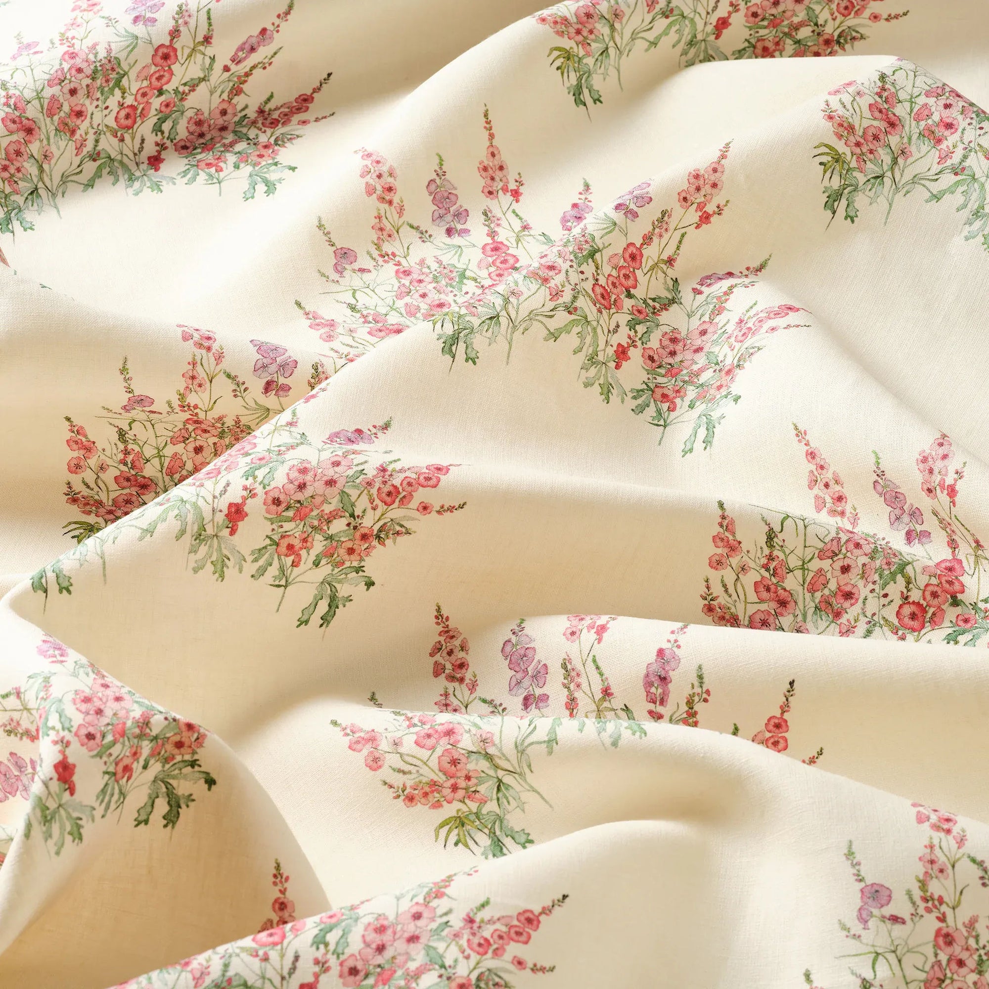 Sidalcea Bunches Fabric