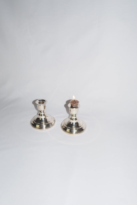 Vintage Silver Plated Candlesticks