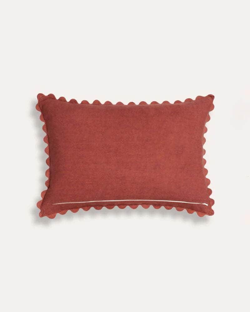 Viale Block Print Cushion - Pink