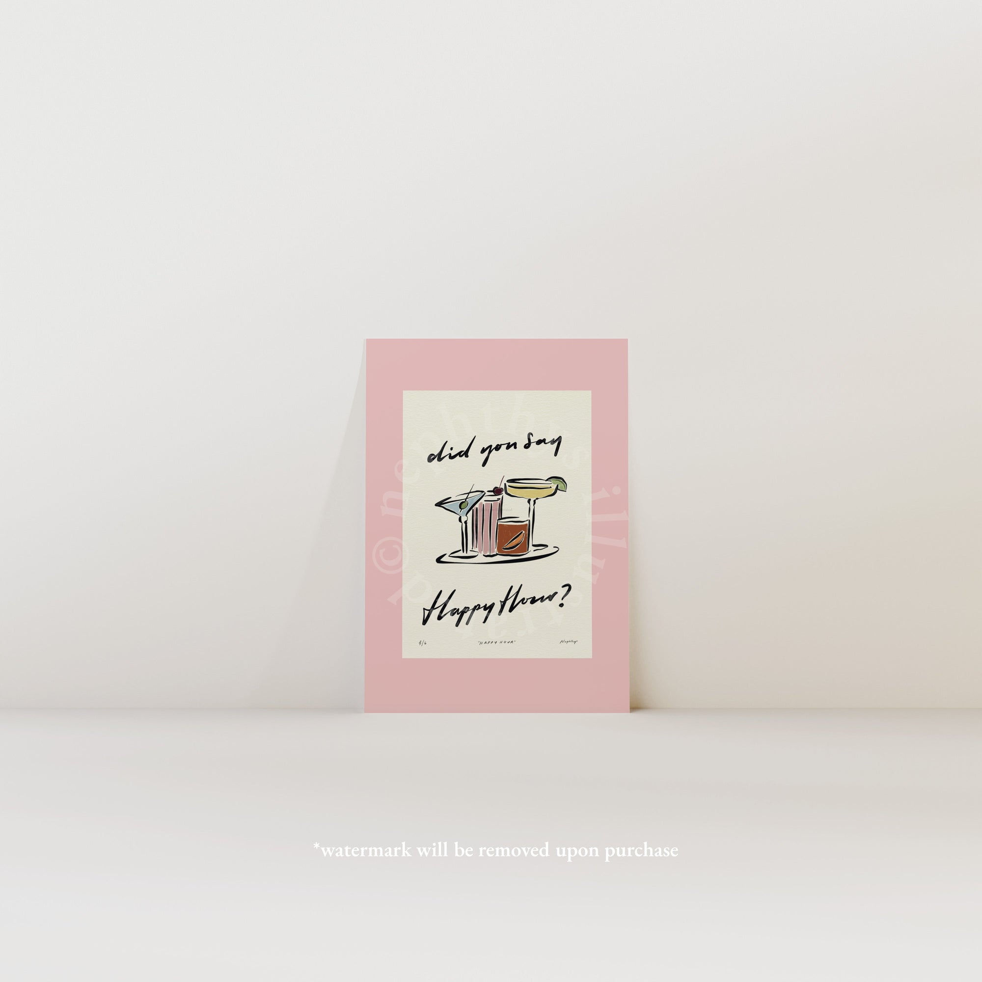 Happy Hour Print