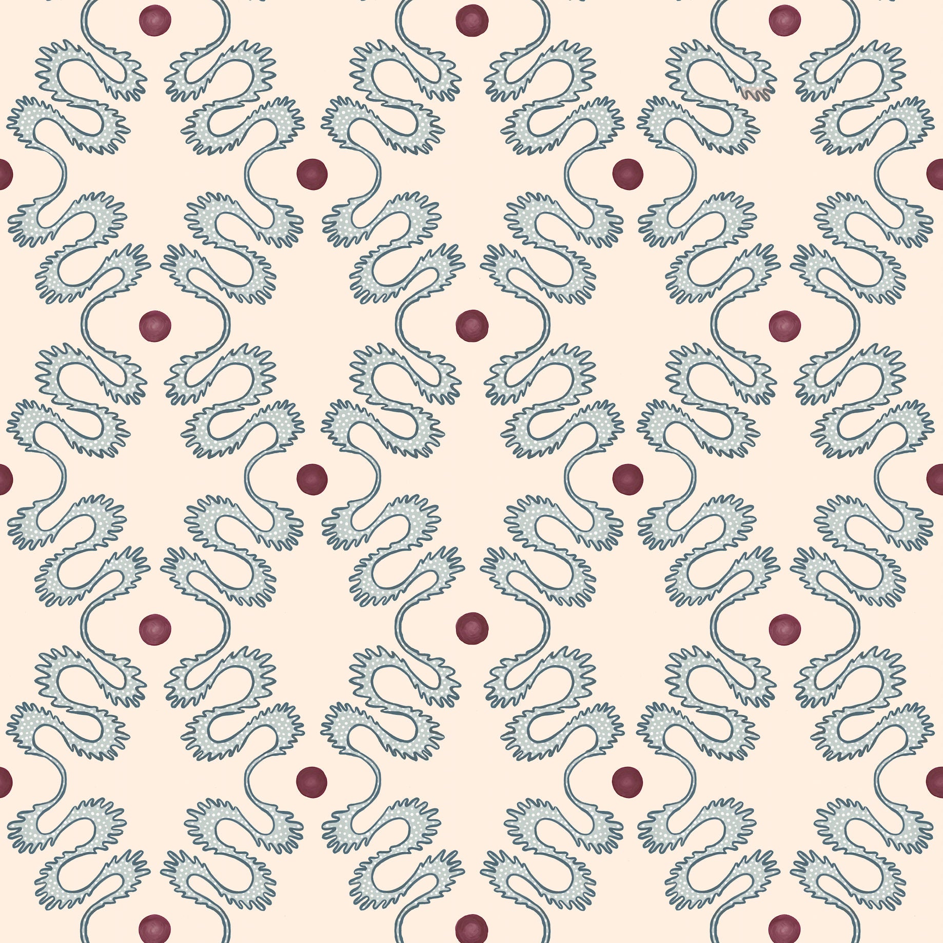 Pattern Play Wallpaper - Indigo