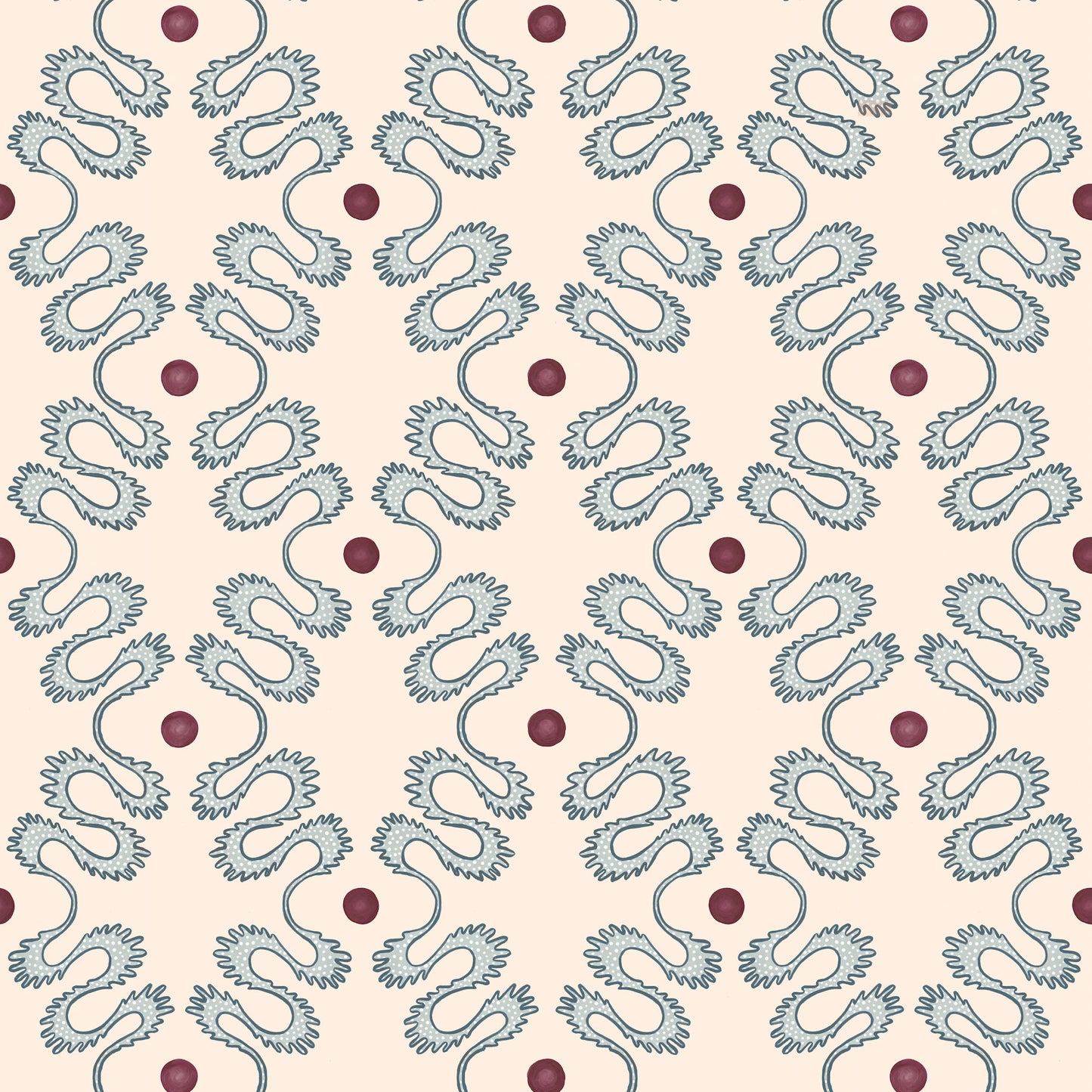Pattern Play Wallpaper - Indigo