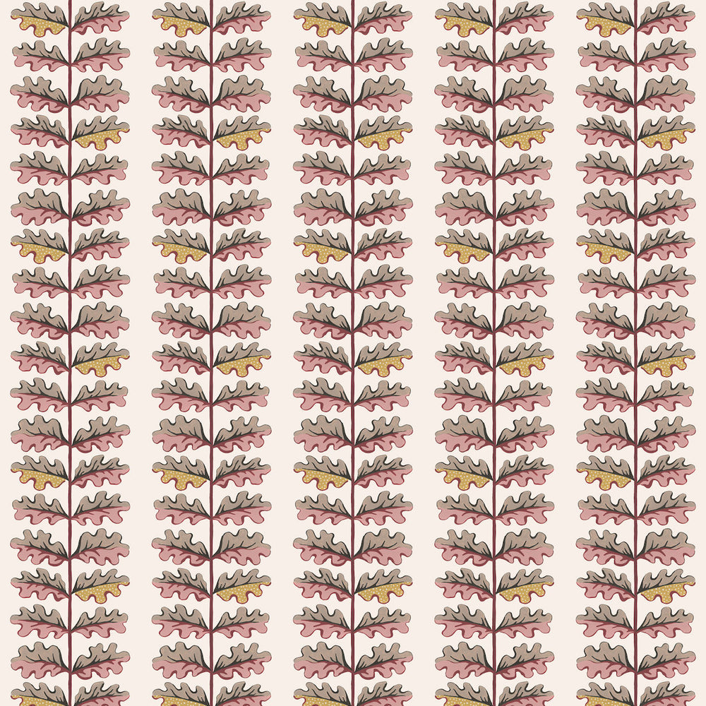 Quercus Wallpaper - Rhubarb