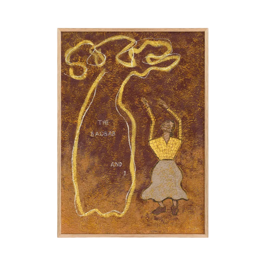 The Baobab and I - Botanical Art Print