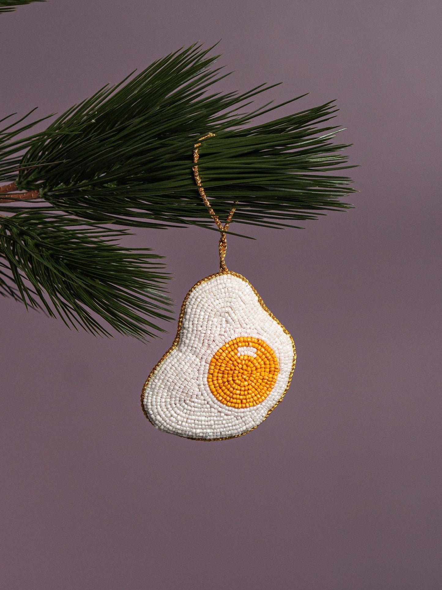 Fried Egg Ornament