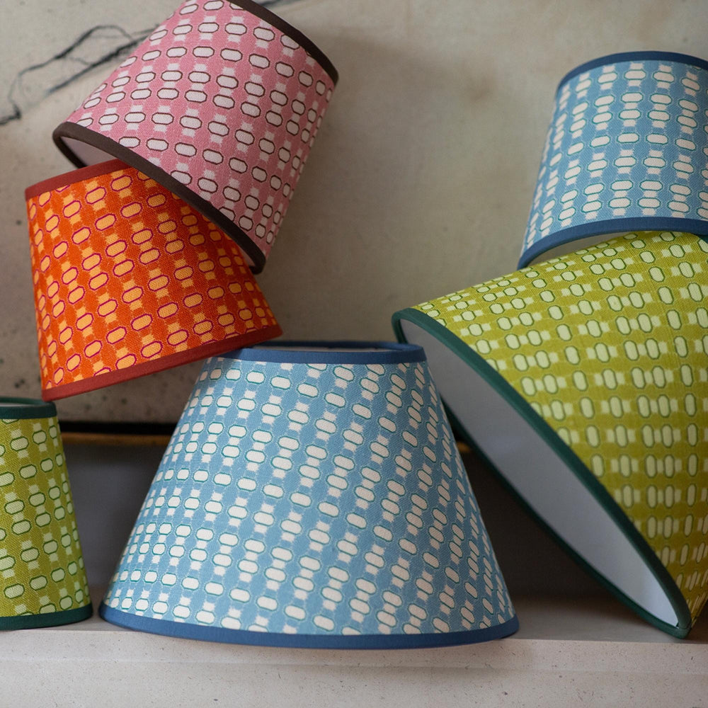 Lali II | Cherry Orange Candle Clip Lampshade