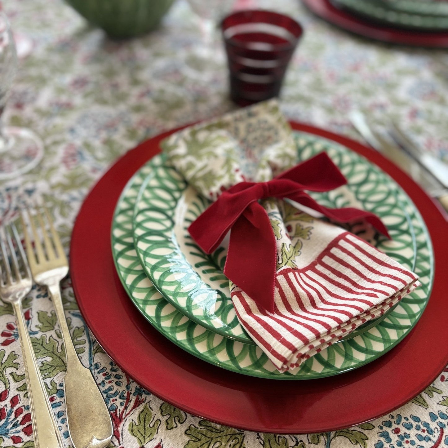 Charger Plate - Red - Set Of 6