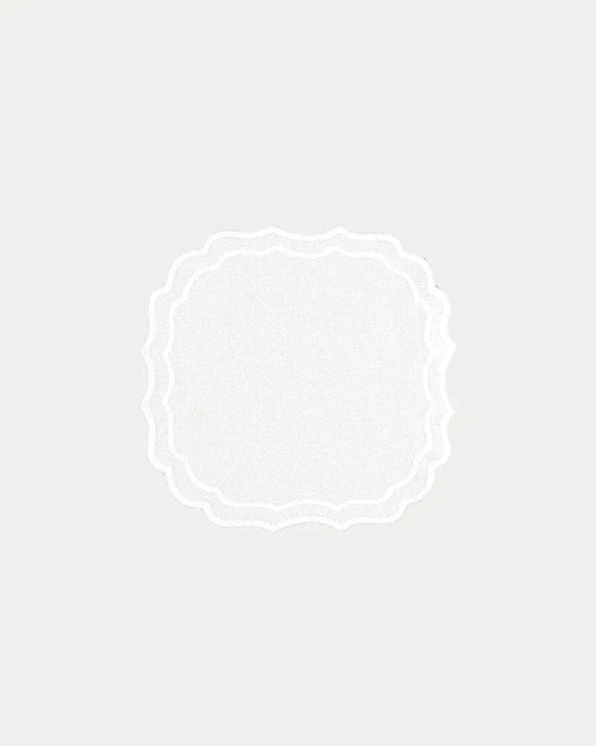 Greta Coaster, White