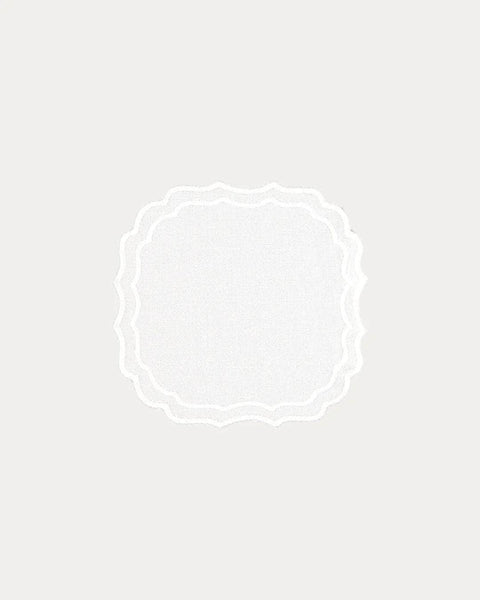 Greta Coaster, White