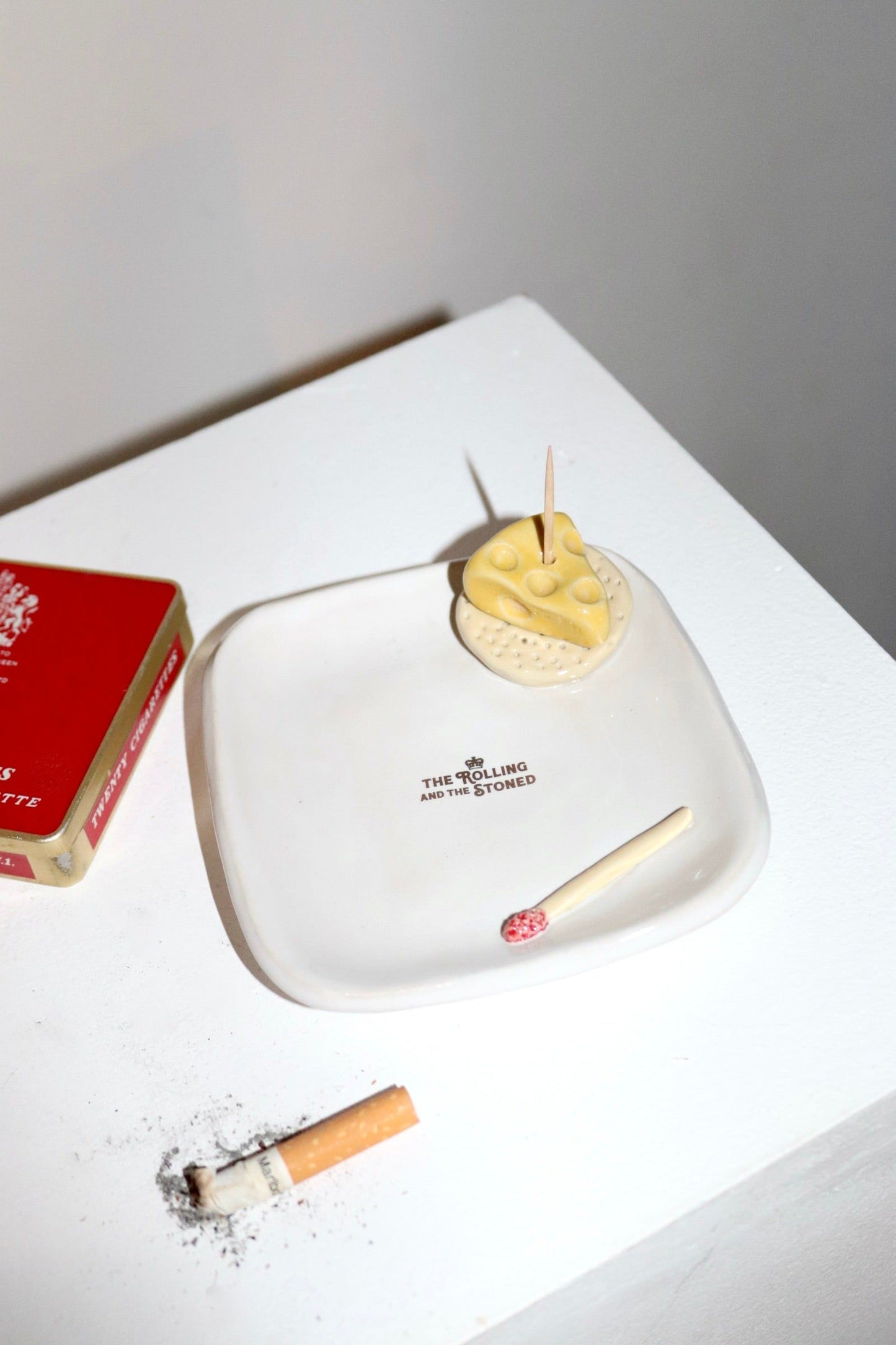 Cheese & Cracker Ashtray